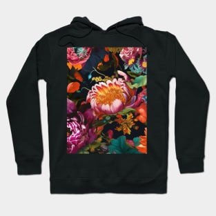 Colorful Flower Pattern V15 Hoodie